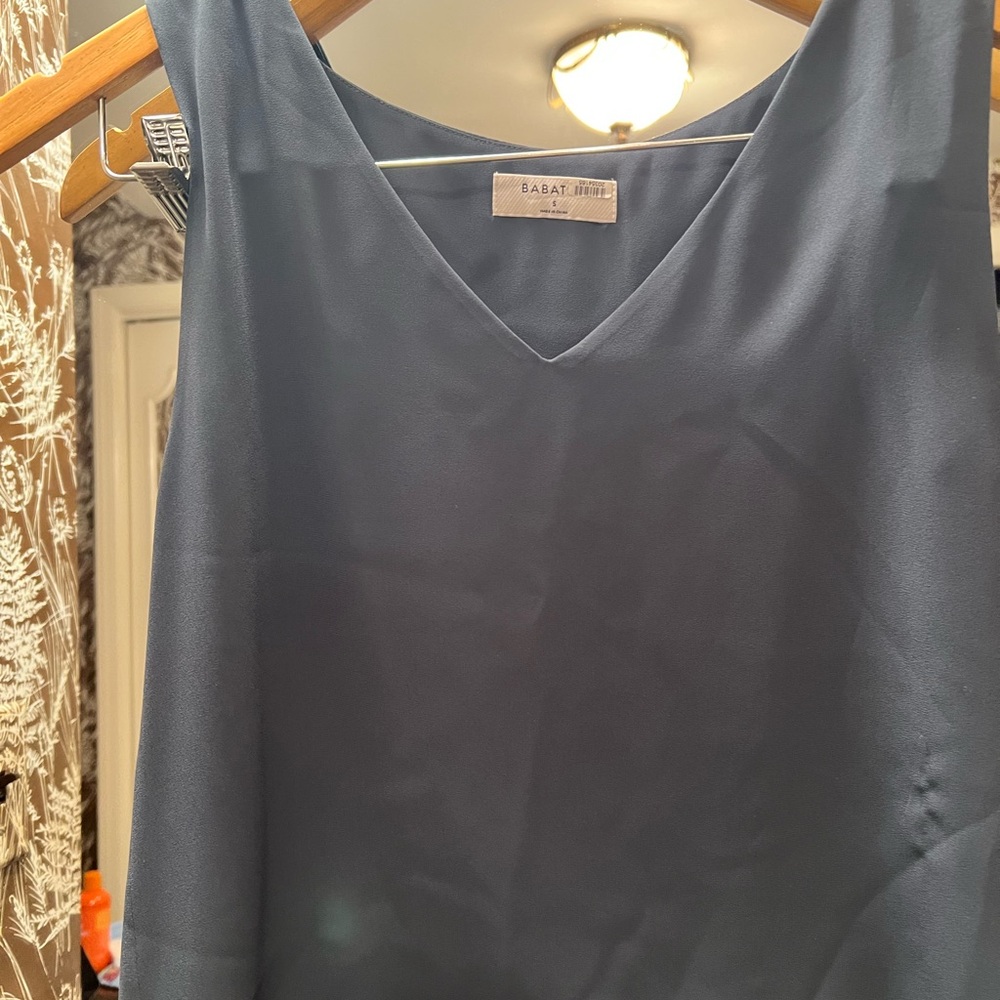 Babaton V-Neck Sleeveless Blouse